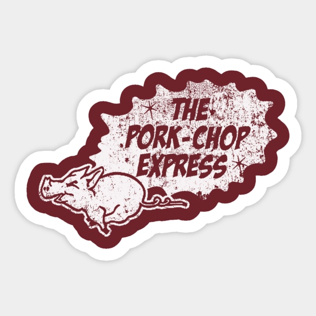 Pork-chop Express Sticker by Rumblefish_games